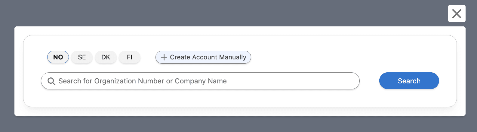 Country Access and Default Country settings